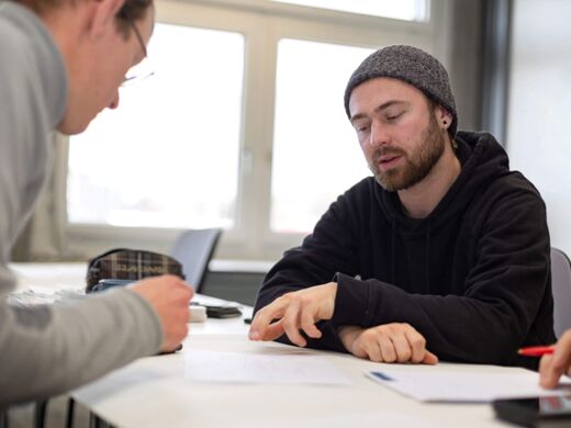 Ein Student der Academia Euregio in St.Gallen
